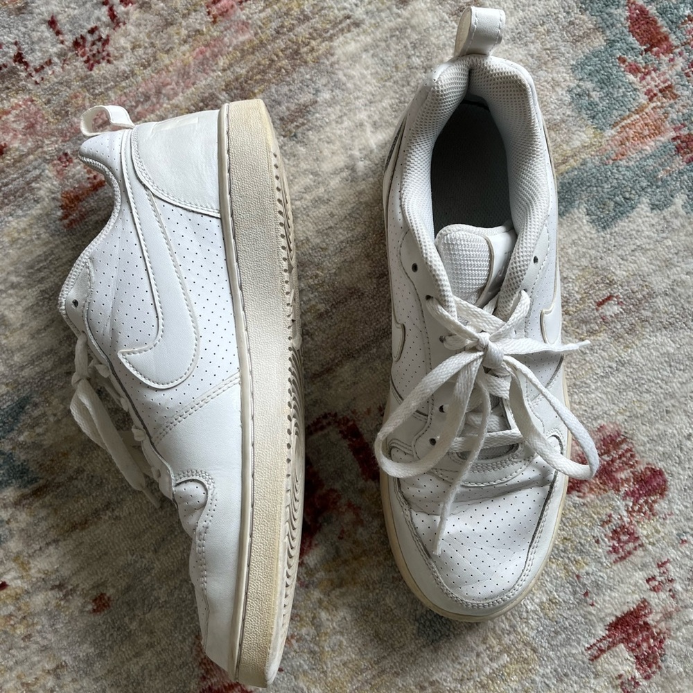 Nike White Mesh Sneakers